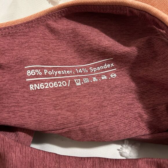 Outdoor Voices Venus Crop  Sports Bra Top Merlot Mellow Nectarine Small Colorful - Picture 12 of 13